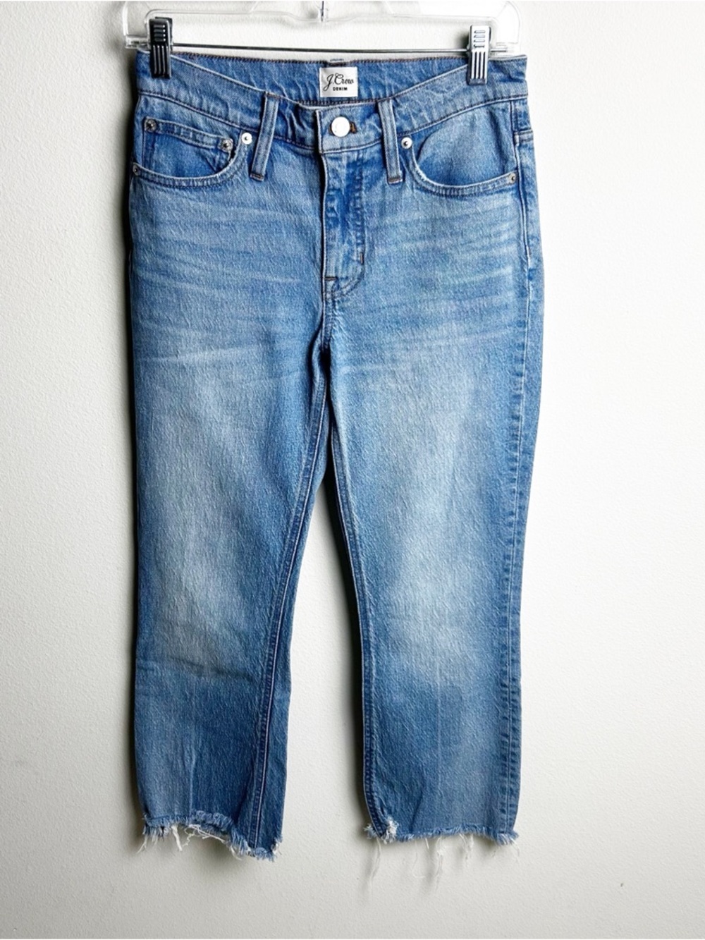 J. Crew Denim 9" Billie Demi boot crop jeans size: 26